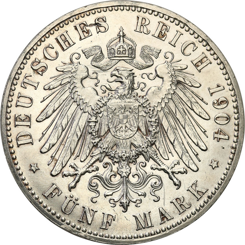Niemcy, Hessen. 5 marek 1904